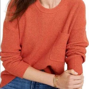 Madewell Thompson Pocket Pullover Sweater Medium